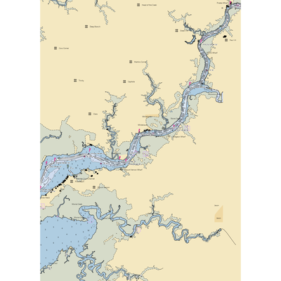 Whitehaven Marina (Tyaskin, MD) NOAA Chart  Gaming Mouse Pad