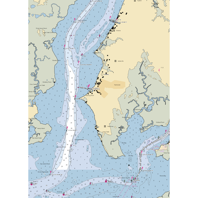 Nanticoke Harbor Marina (Deal Island, MD) NOAA Chart  Gaming Mouse Pad