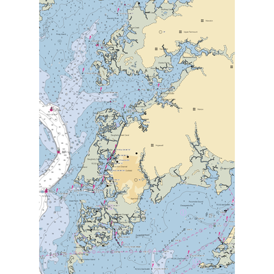 Janes Island State Park Marina (Crisfield, MD) NOAA Chart  Gaming Mouse Pad