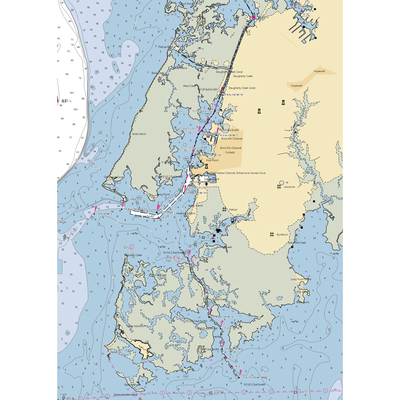 Somers Cove Marina (Crisfield, MD) NOAA Chart  Gaming Mouse Pad