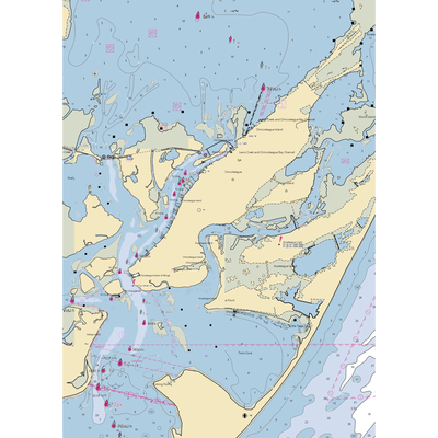 Snug Harbor Marina (Chincoteague Island, VA) NOAA Chart  Gaming Mouse Pad