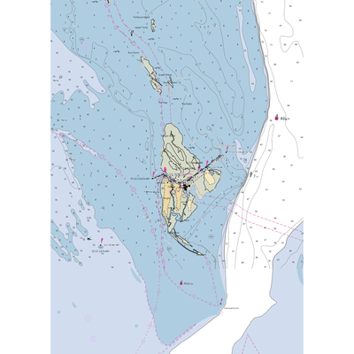 Park's Marina (Tangier, VA) NOAA Chart  Gaming Mouse Pad