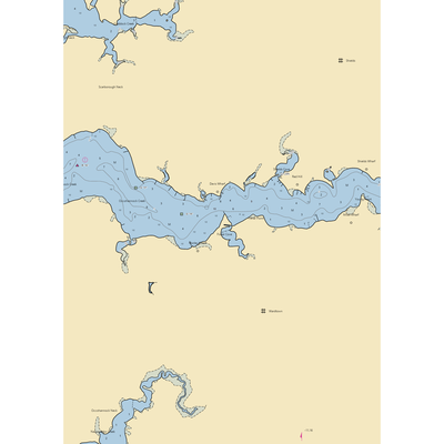 Davis Wharf Marine Service (Jamesville, VA) NOAA Chart  Gaming Mouse Pad