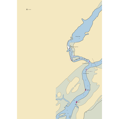 Willis Wharf Boat Harbor (Willis Wharf, VA) NOAA Chart  Gaming Mouse Pad