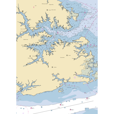 Holiday Marina (Achilles, VA) NOAA Chart  Gaming Mouse Pad