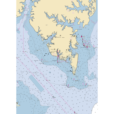 Davis Creek Marina (New Point, VA) NOAA Chart  Gaming Mouse Pad