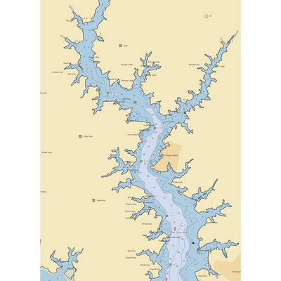 Zimmerman Marine (Bohannon, VA) NOAA Chart  Gaming Mouse Pad