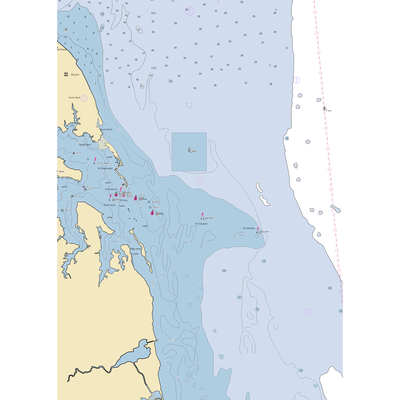 Mathews Yacht Club (Bohannon, VA) NOAA Chart  Gaming Mouse Pad