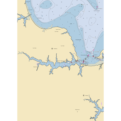 Queens Creek Marina (Deltaville, VA) NOAA Chart  Gaming Mouse Pad