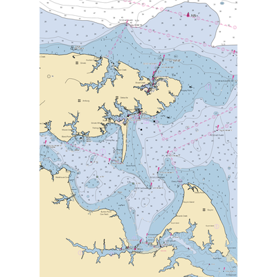 Fishing Bay Marina (Deltaville, VA) NOAA Chart  Gaming Mouse Pad