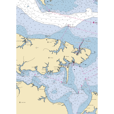 Powell's Marina (Deltaville, VA) NOAA Chart  Gaming Mouse Pad