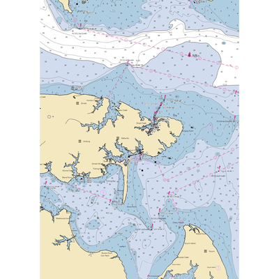 Broad Creek Marina (Deltaville, VA) NOAA Chart  Gaming Mouse Pad
