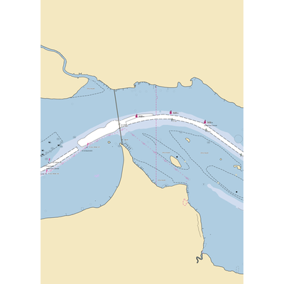 Jordan Point Marina (Hopewell, VA) NOAA Chart  Gaming Mouse Pad