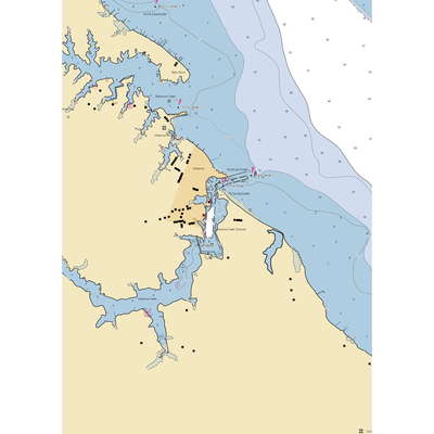 Urbanna Boatyard & Marina (Urbanna, VA) NOAA Chart  Gaming Mouse Pad