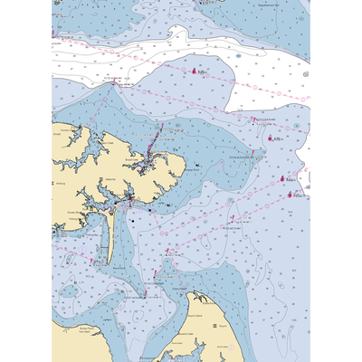 Stingray Point Boat Works (Deltaville, VA) NOAA Chart  Gaming Mouse Pad