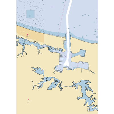 Cobb's Marina (Norfolk, VA) NOAA Chart  Gaming Mouse Pad