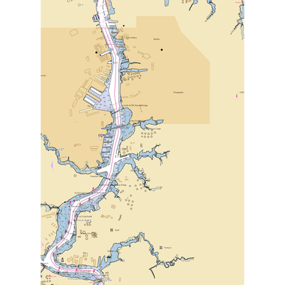 Elizabeth River Boat Landing and Park (Chesapeake, VA) NOAA Chart  Gaming Mouse Pad