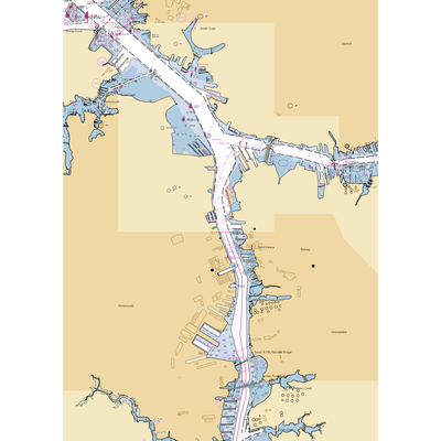 Ocean Yacht Marina (Portsmouth, VA) NOAA Chart  Gaming Mouse Pad