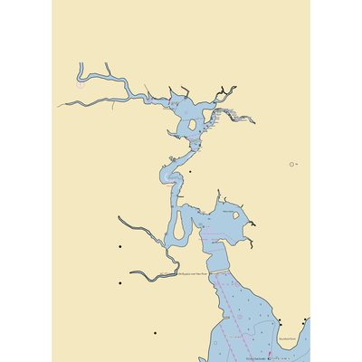 Tideline Marine (Jacksonville, NC) NOAA Chart  Gaming Mouse Pad