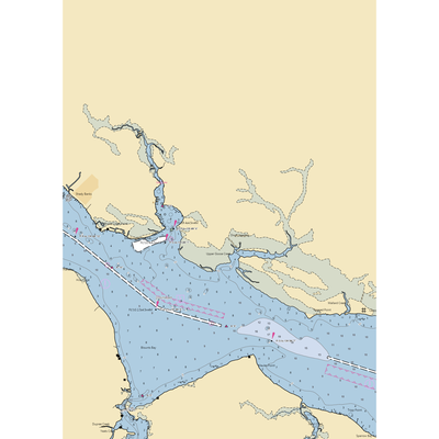 McCotters Marina and Boatyard (Blounts Creek, NC) NOAA Chart  Gaming Mouse Pad