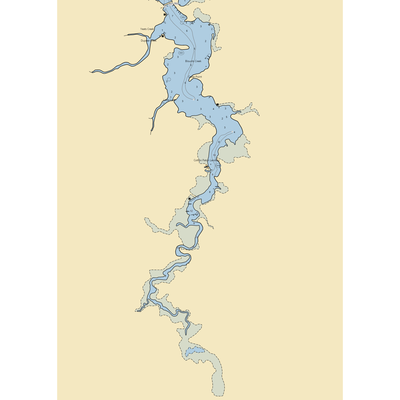 Cotton Patch Landing (Blounts Creek, NC) NOAA Chart  Gaming Mouse Pad