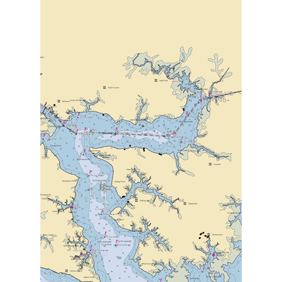 Cee Bee Marina (Belhaven, NC) NOAA Chart  Gaming Mouse Pad