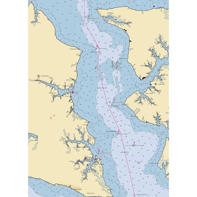 River Rat Yacht Club (Belhaven, NC) NOAA Chart  Gaming Mouse Pad