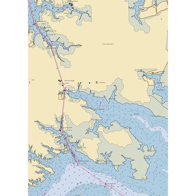 RE Mayo Docks (Hobucken, NC) NOAA Chart  Gaming Mouse Pad