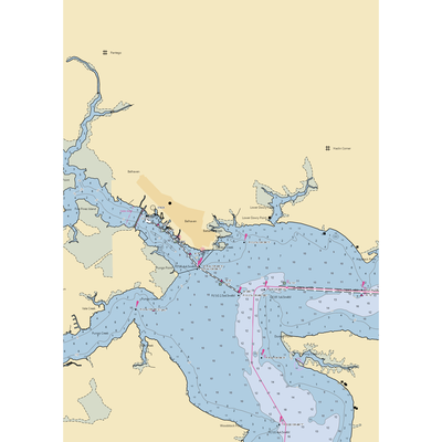 TJ's Marina & Boatyard (Belhaven, NC) NOAA Chart  Gaming Mouse Pad