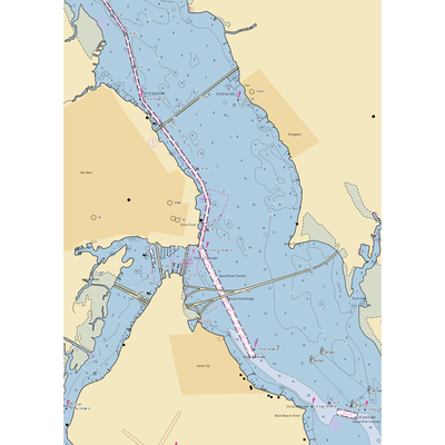 Galley Stores Marina (Bridgeton, NC) NOAA Chart  Gaming Mouse Pad