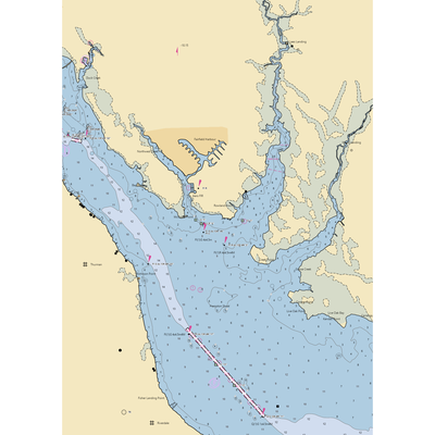 Blackbeard Sailing Club (Bridgeton, NC) NOAA Chart  Gaming Mouse Pad