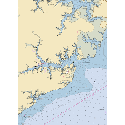 BooneDocks Marina and Guest House (Merritt, NC) NOAA Chart  Gaming Mouse Pad