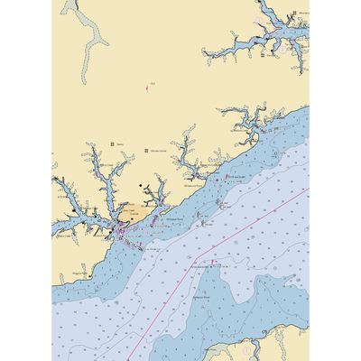 Sea Harbour Yacht Club (Oriental, NC) NOAA Chart  Gaming Mouse Pad