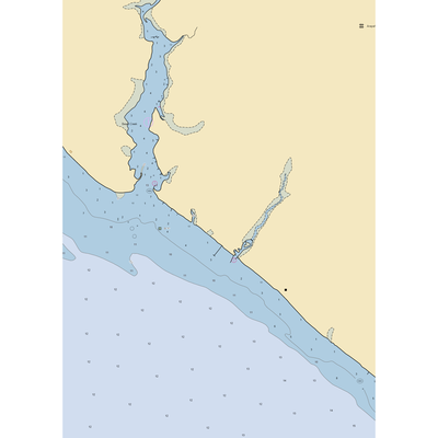 Camp Seafarer (Arapahoe, NC) NOAA Chart  Gaming Mouse Pad