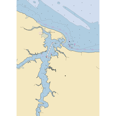 MCAS Cherry Point - Pelican Point (Cherry Point, NC) NOAA Chart  Gaming Mouse Pad