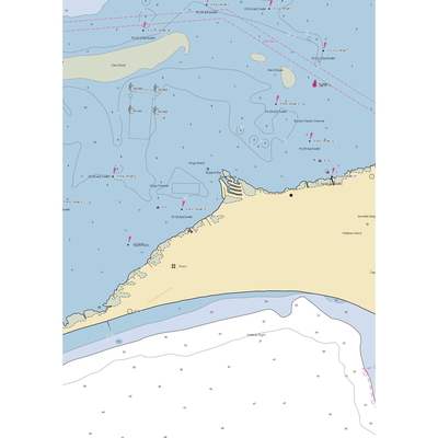 Scotch Bonnet Candies and Marina (Frisco, NC) NOAA Chart  Gaming Mouse Pad