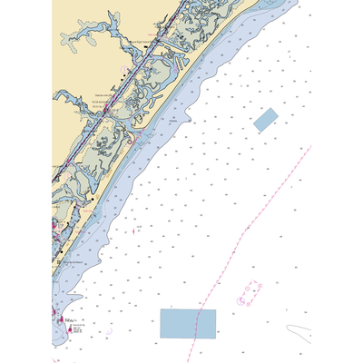 Bridge Tender Marina (Wilmington, NC) NOAA Chart  Gaming Mouse Pad