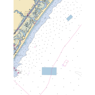 Wrightsville Beach Marina (Wilmington, NC) NOAA Chart  Gaming Mouse Pad