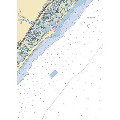 Middle Sound Marina (Wilmington, NC) NOAA Chart  Gaming Mouse Pad