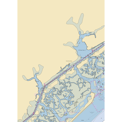 Hampstead Marina (Hampstead, NC) NOAA Chart  Gaming Mouse Pad