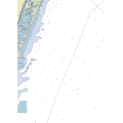 Inlet Watch Yacht Club (Wilmington, NC) NOAA Chart  Gaming Mouse Pad