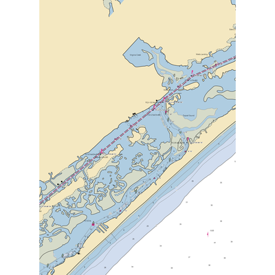 Sloop Point Marina (Hampstead, NC) NOAA Chart  Gaming Mouse Pad