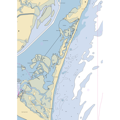 Provision Company (Wilmington, NC) NOAA Chart  Gaming Mouse Pad