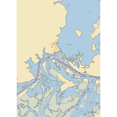 Swansboro Town Docks (Church St.) (Swansboro, NC) NOAA Chart  Gaming Mouse Pad