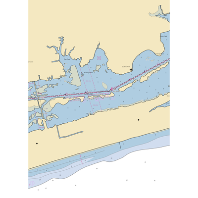 Island Harbor Marina (Swansboro, NC) NOAA Chart  Gaming Mouse Pad