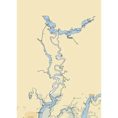 Detyens Boatyard (Charleston, SC) NOAA Chart  Gaming Mouse Pad