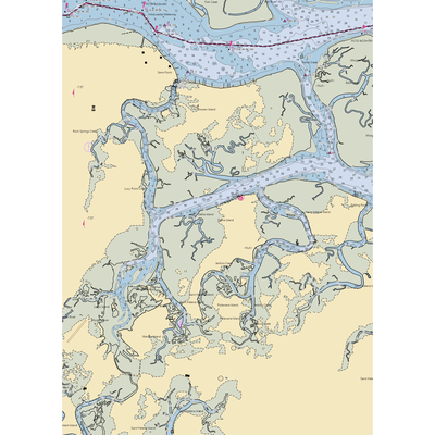 Dataw Island Marina (Beaufort, SC) NOAA Chart  Gaming Mouse Pad