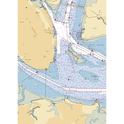 Carolina Yacht Club (Charleston, SC) NOAA Chart  Gaming Mouse Pad