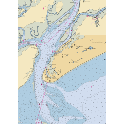 Harbour Town Yacht Basin (Daufuskie Island, SC) NOAA Chart  Gaming Mouse Pad