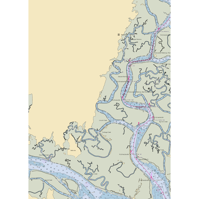 Kilkenny Marina (Midway, GA) NOAA Chart  Gaming Mouse Pad